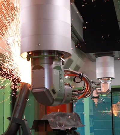 Çift İstasyonlu 3D Lazer Kesim Makinası